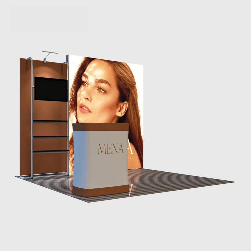 3x3m Tension Fabric Backwall Display
