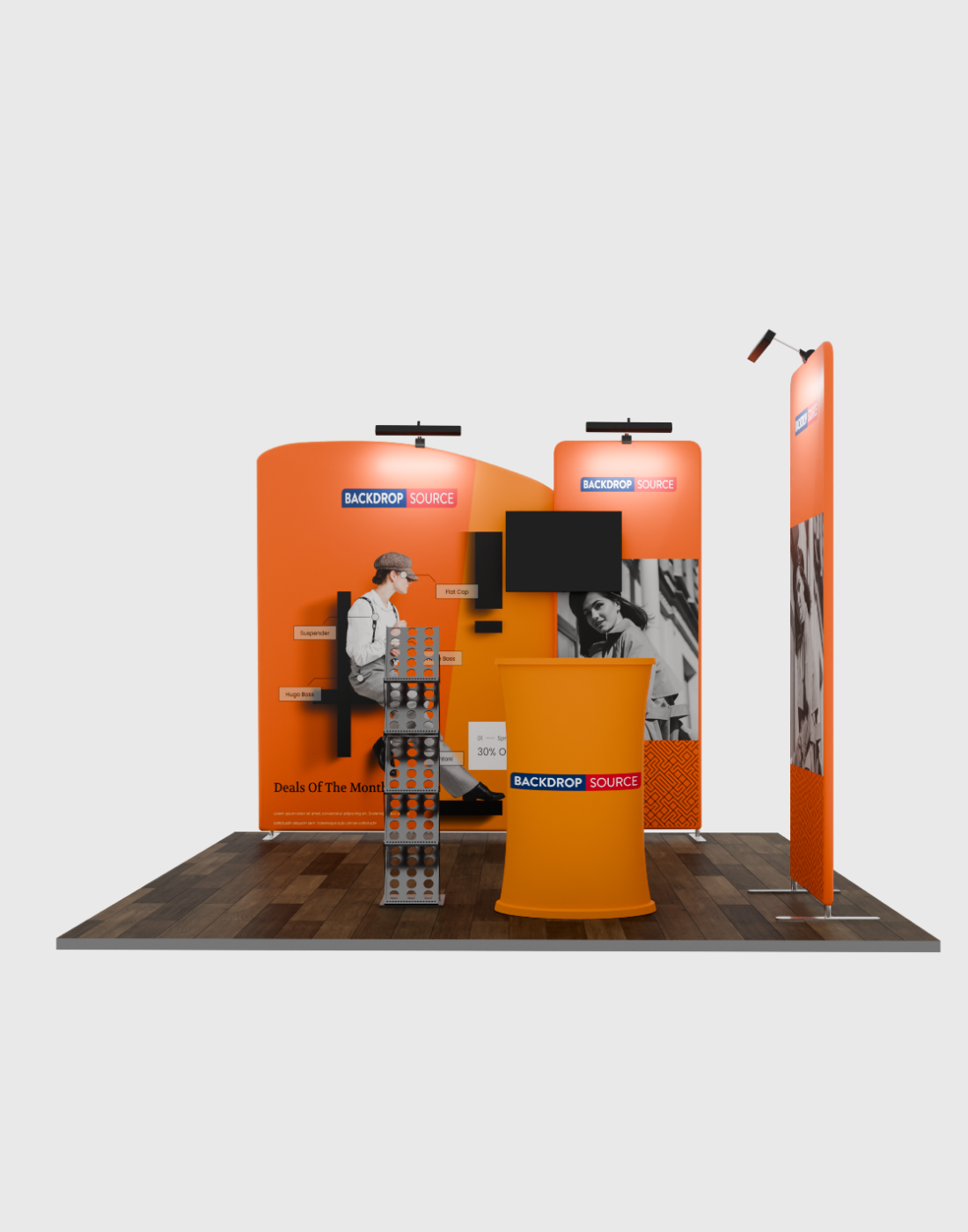 Exhibition TV Display Booth