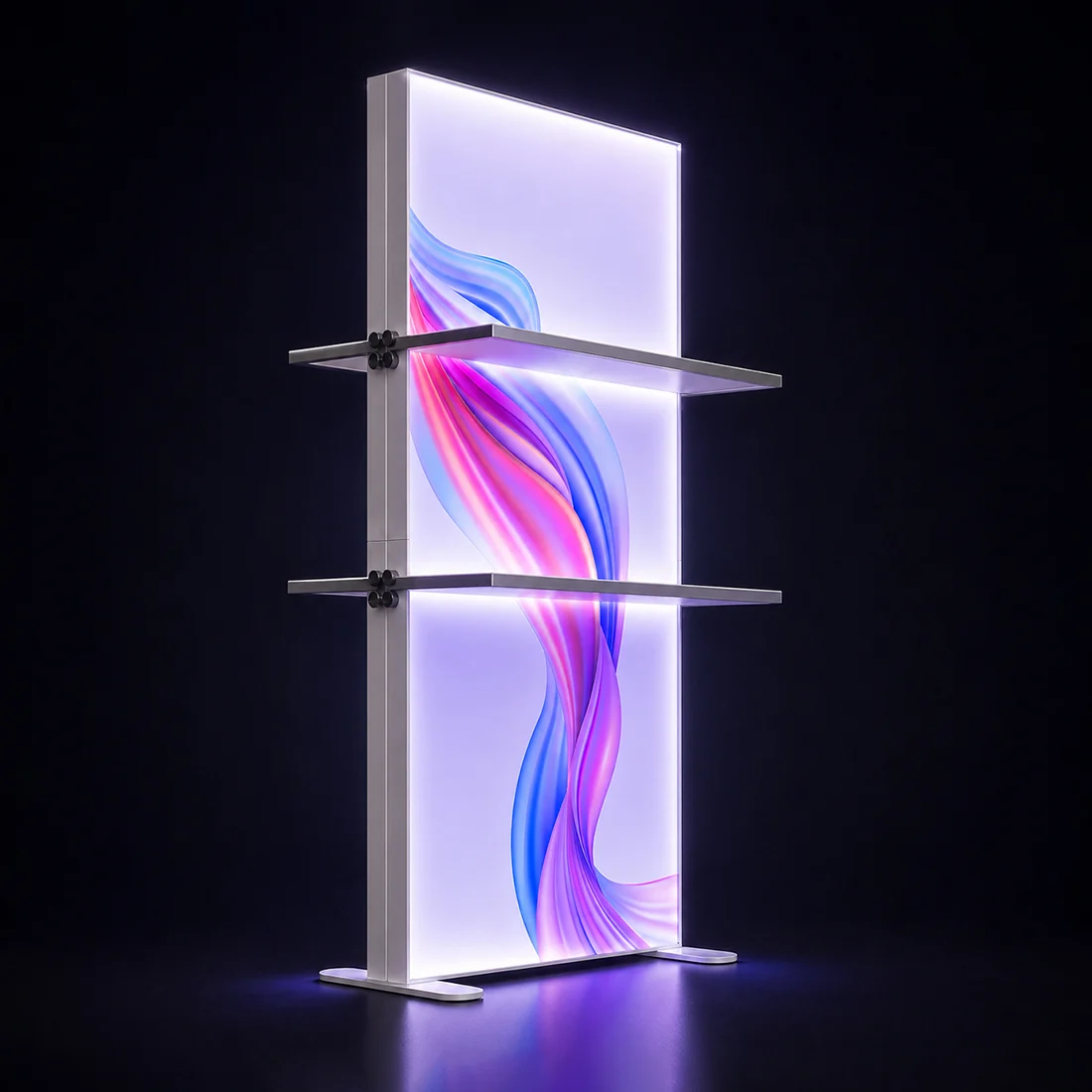 SEG Led Light Box with Shelves