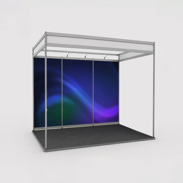 Graphismes pour stand modulaire de 3 m de largeur sur 2 m de profondeur