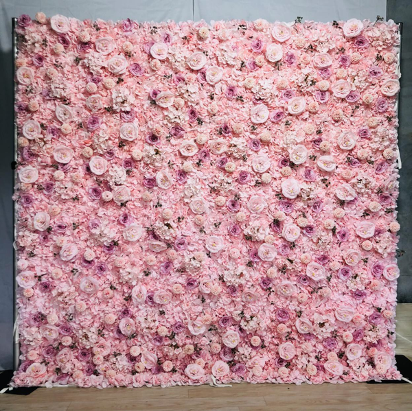 Mur de fleurs artificielles pour événement – Style 11
