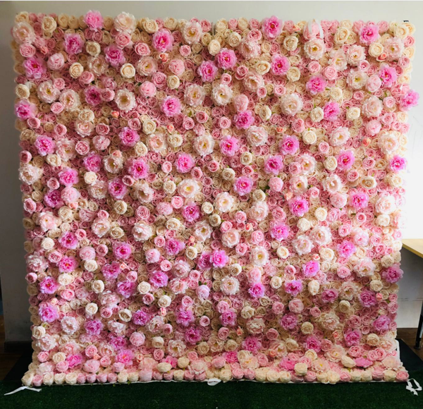 Mur de fleurs artificielles pour événement – Style 02