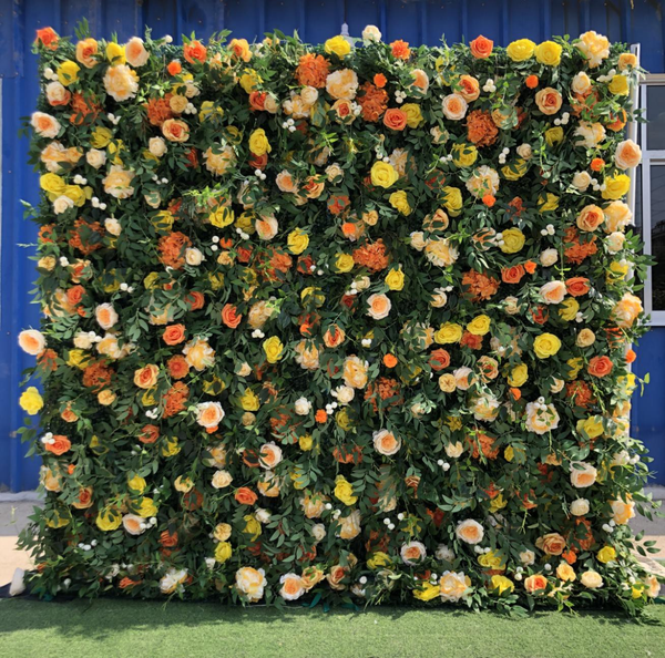 Mur de fleurs artificielles pour événements – Style 20