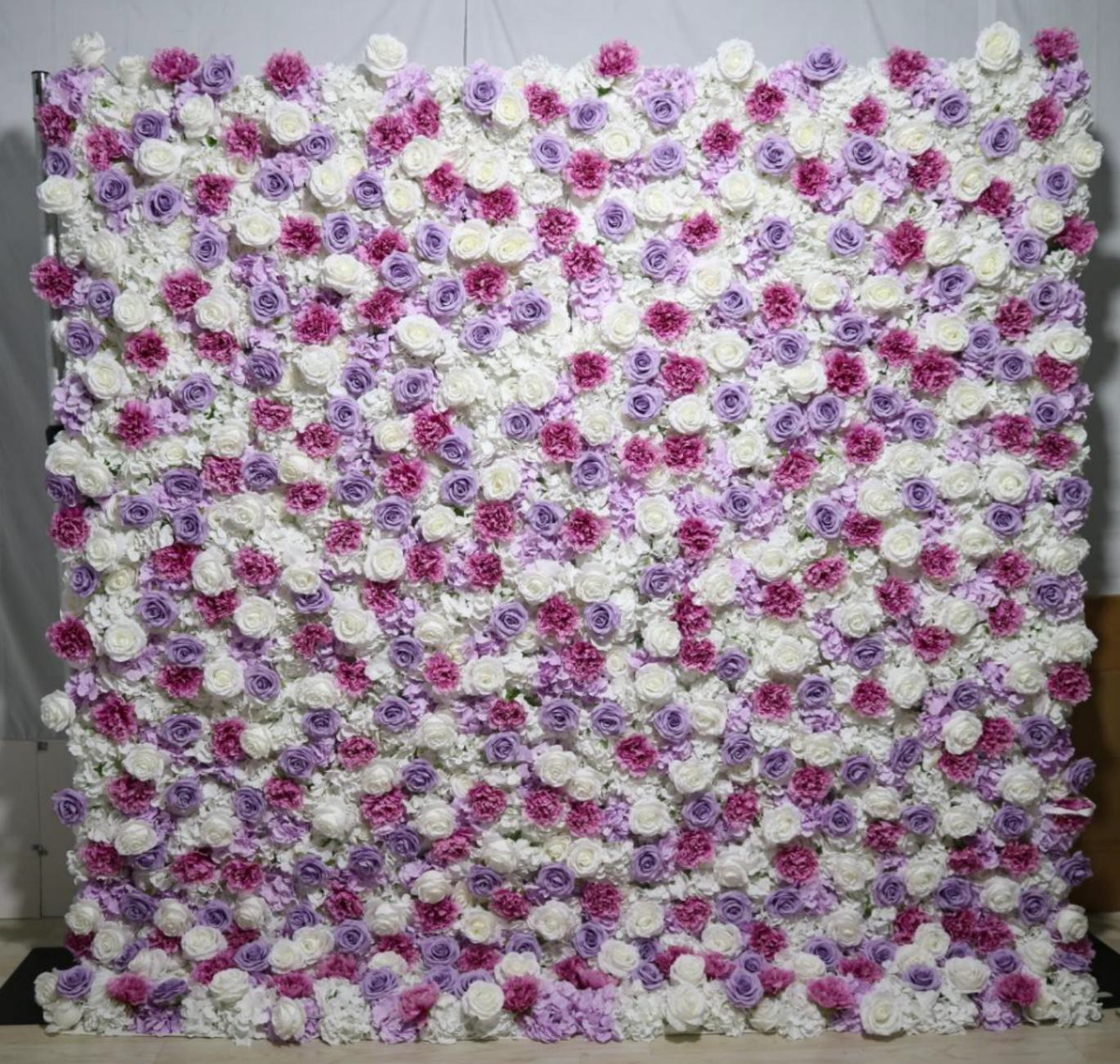 Mur de fleurs artificielles pour événement – Style 21