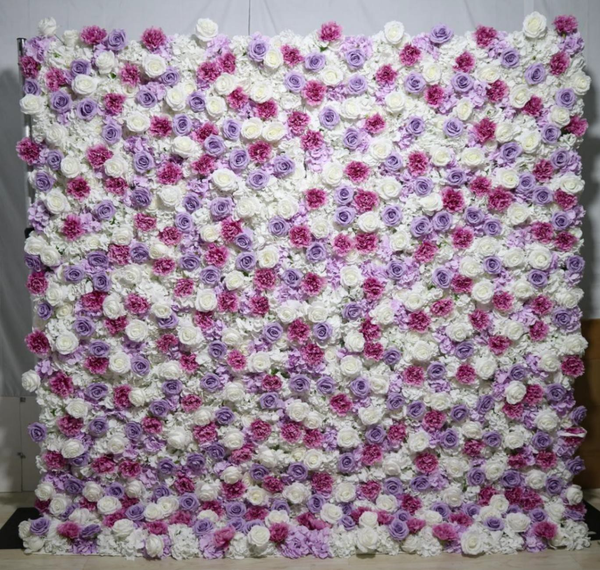 Mur de fleurs artificielles pour événement – Style 21