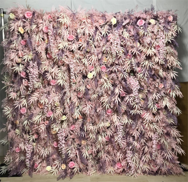 Mur de fleurs artificielles pour événements – Style 22