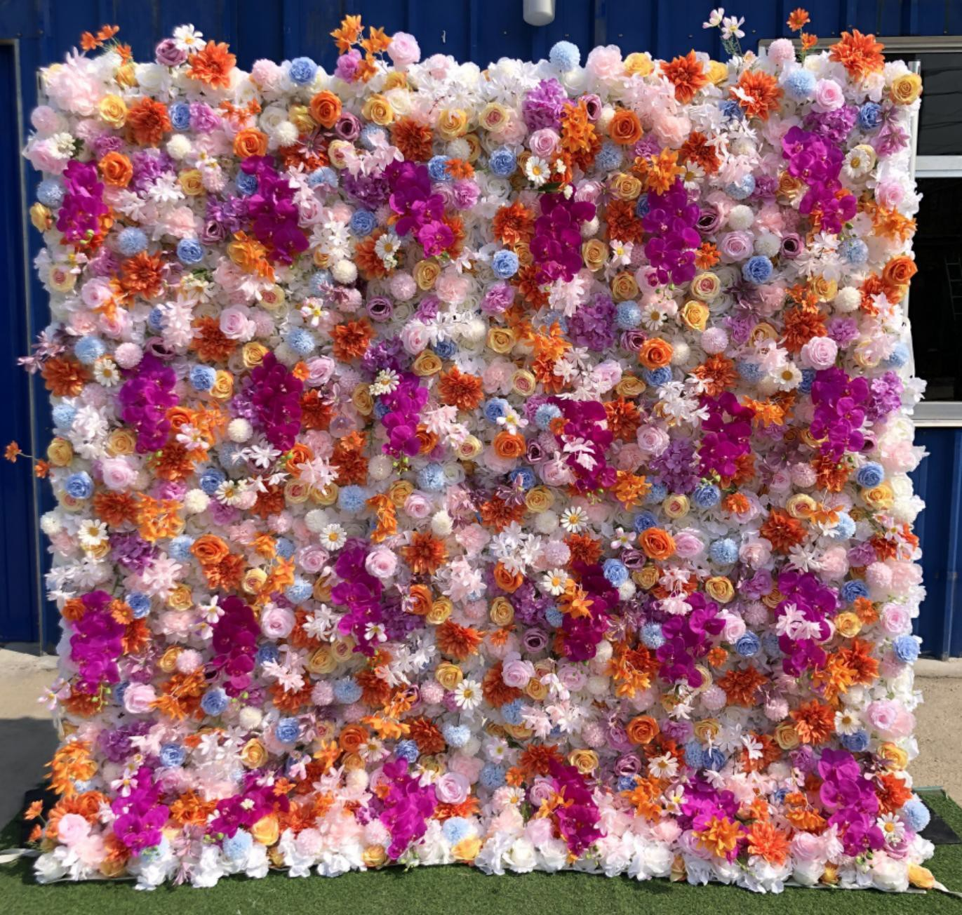 Artificial Floral Event Wall Backdrop – Style 26