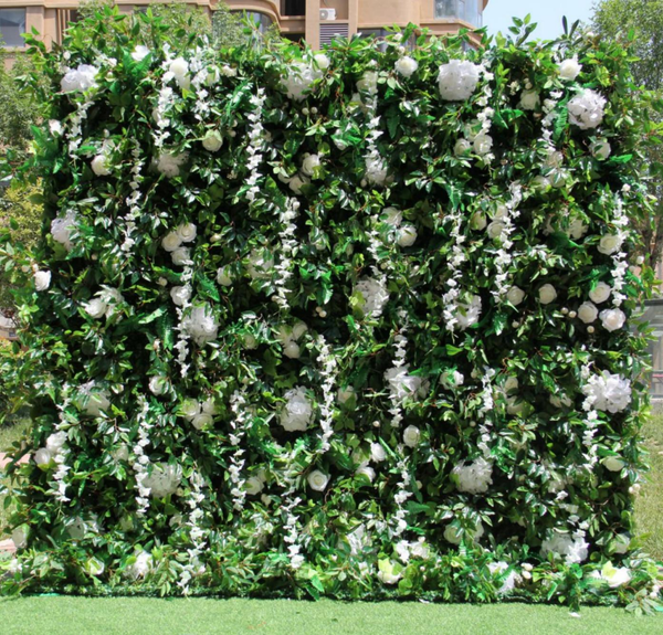 Mur de fleurs artificielles pour événement – Style 06