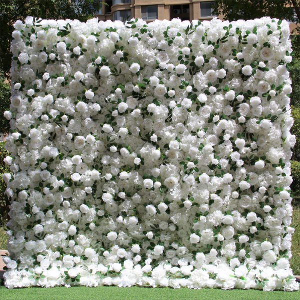 Mur de fleurs artificielles pour événement – Style 08
