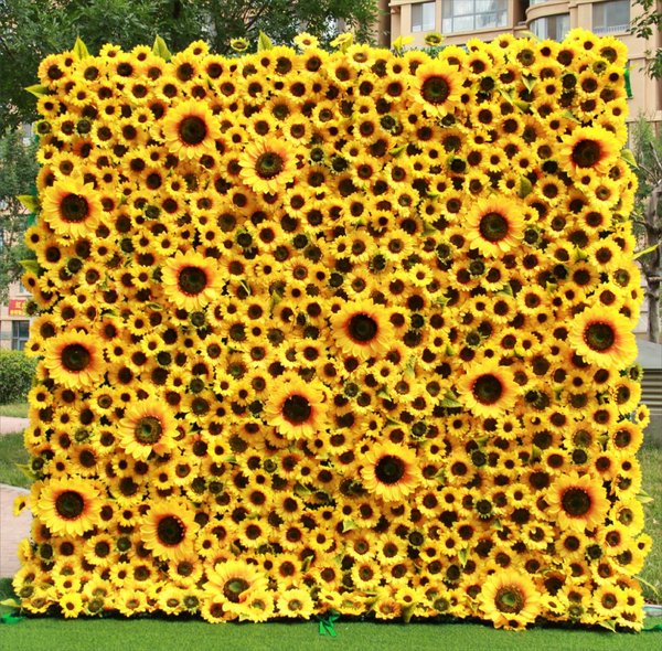 Mur de fond pour événement en fleurs artificielles – Style 09