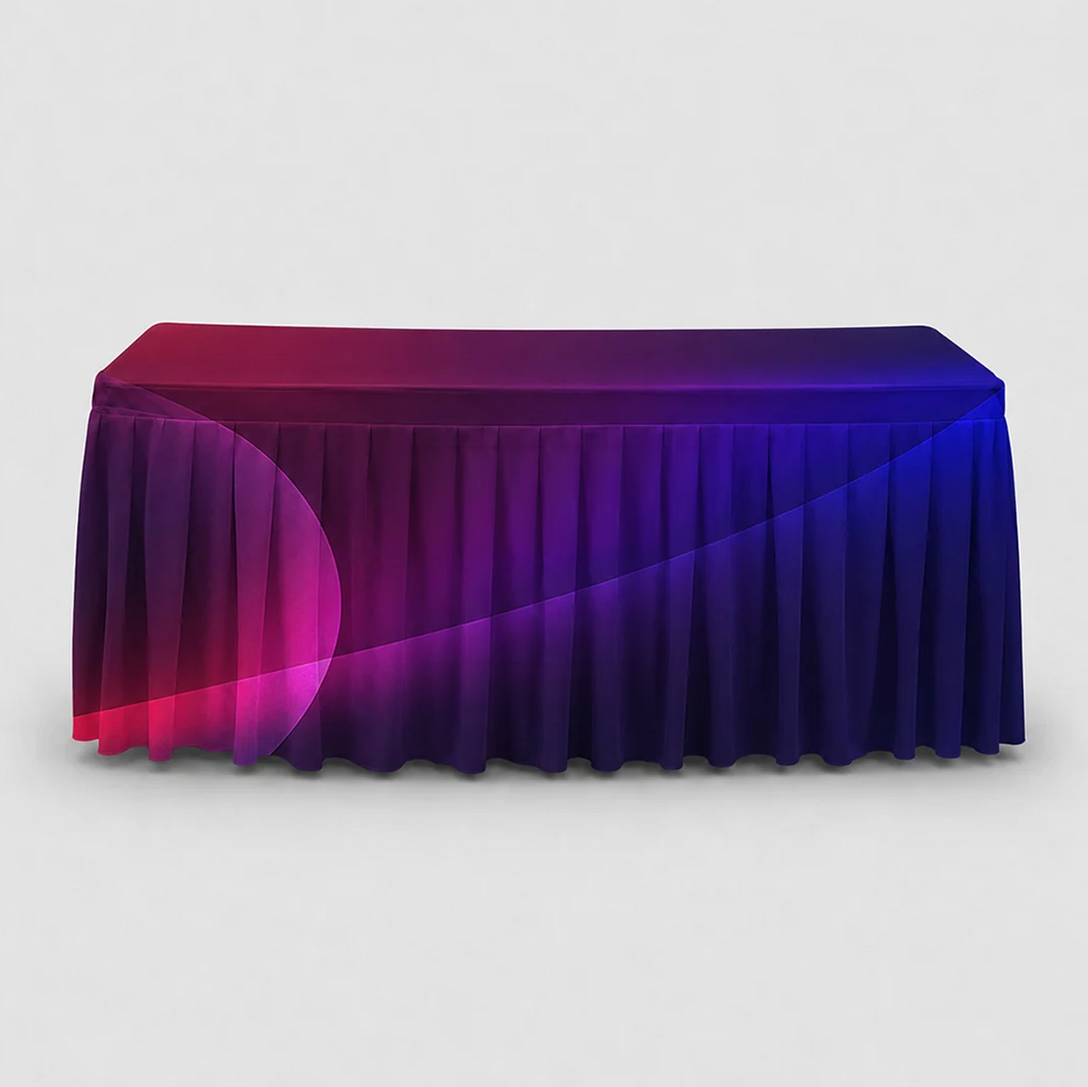 Custom Fitted Table Skirts with Top