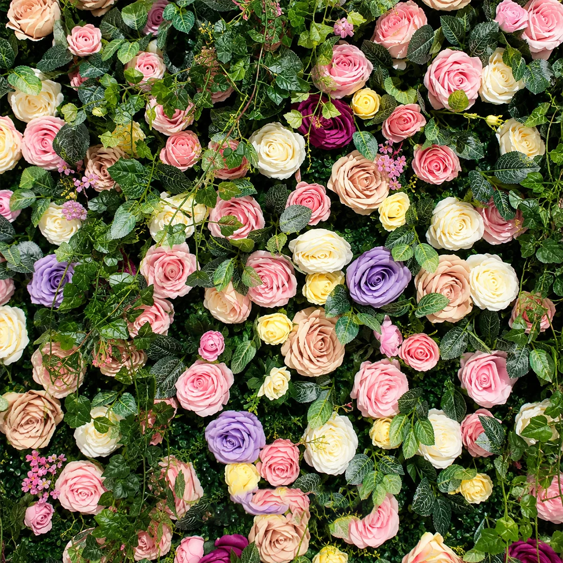 Artificial Floral Event Wall Backdrop – Style 62