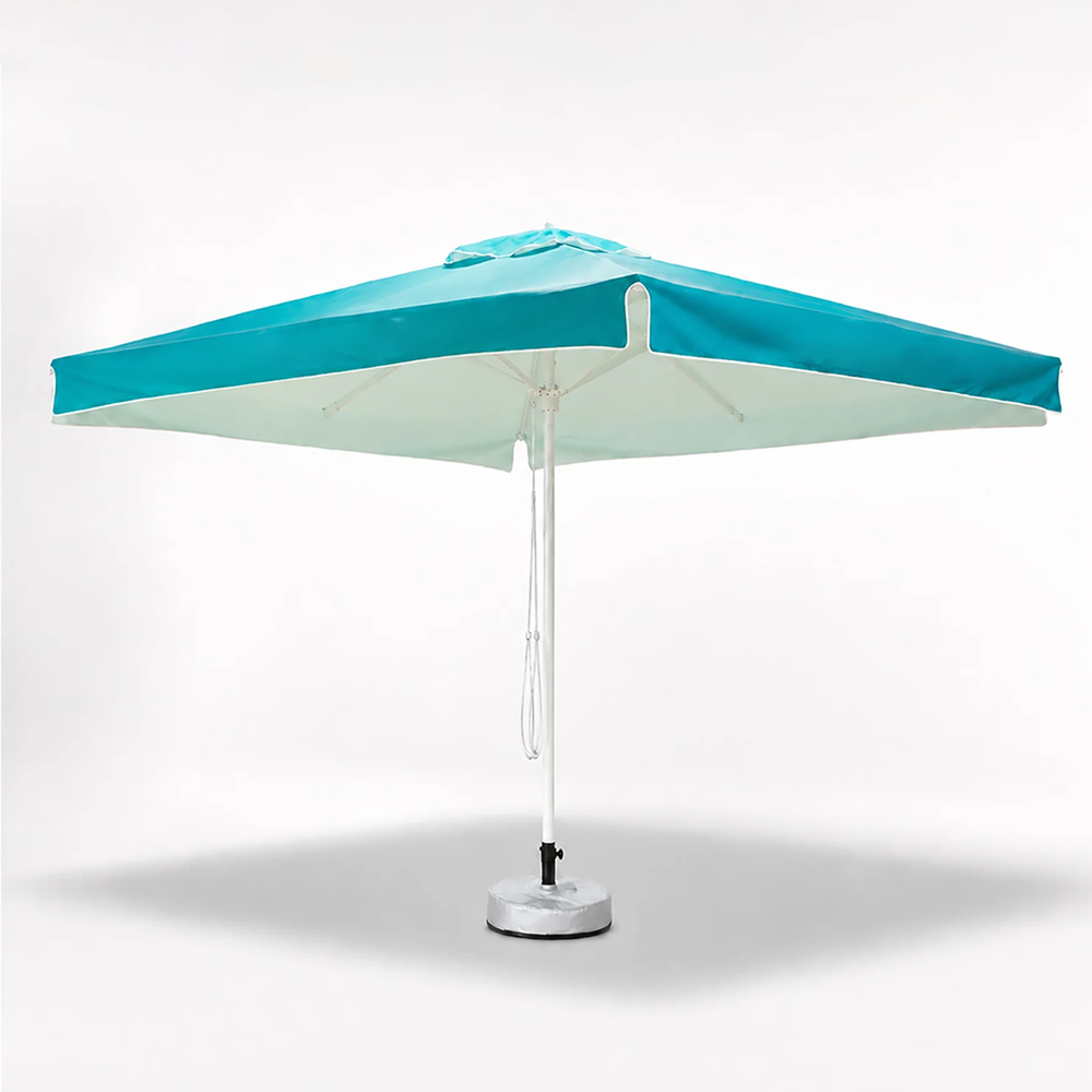 Square Market Umbrellas With Valances  – 3m x 3m