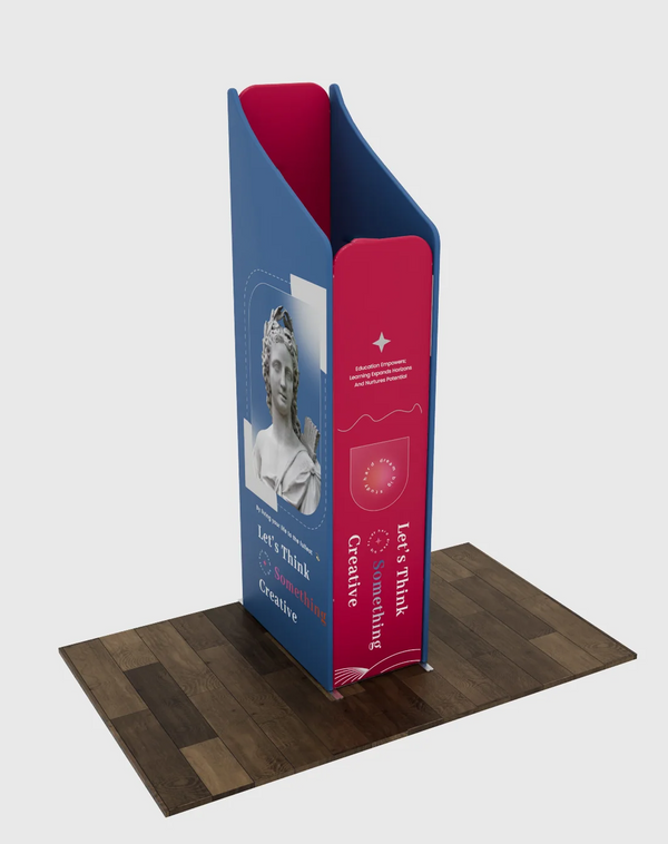 Mur d'images magnétique en tissu 2x2 m avec visuel intégral