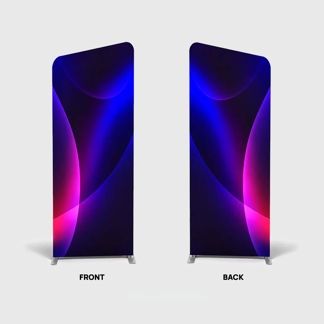 Portable Inclined Fabric Exhibit Display