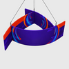 Sky Tube Pinwheel Triangle Hanging Banner
