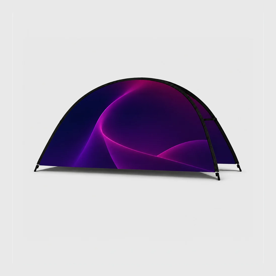 Semi-Circle Fabric Pop Up Banners (Double Side Printed)