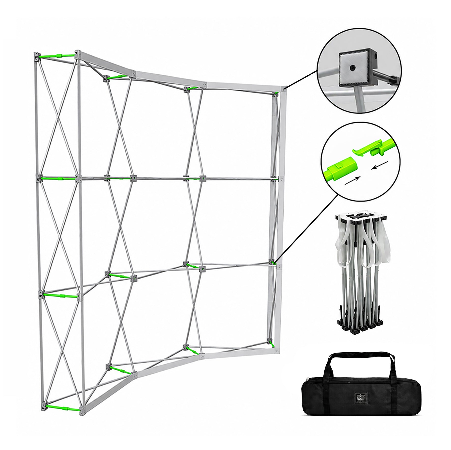 Curved Velcro Display Wall