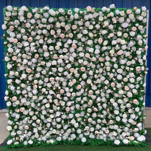 Mur de fleurs artificielles pour événement – Style 41