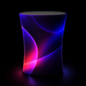 Backlit Fabric Square Pop Up Counter