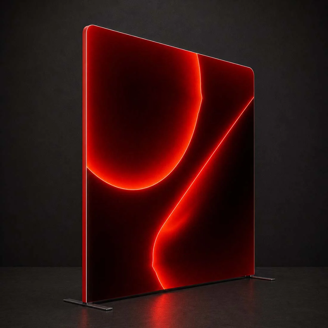 Slim Fabric LED Backlit Exhibition Wall