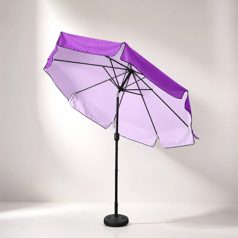 Tilting Patio Umbrellas With Valances (Iron Frame) – 2.7m x 2.7m