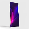 Vertical S-Shaped Fabric Banner Display
