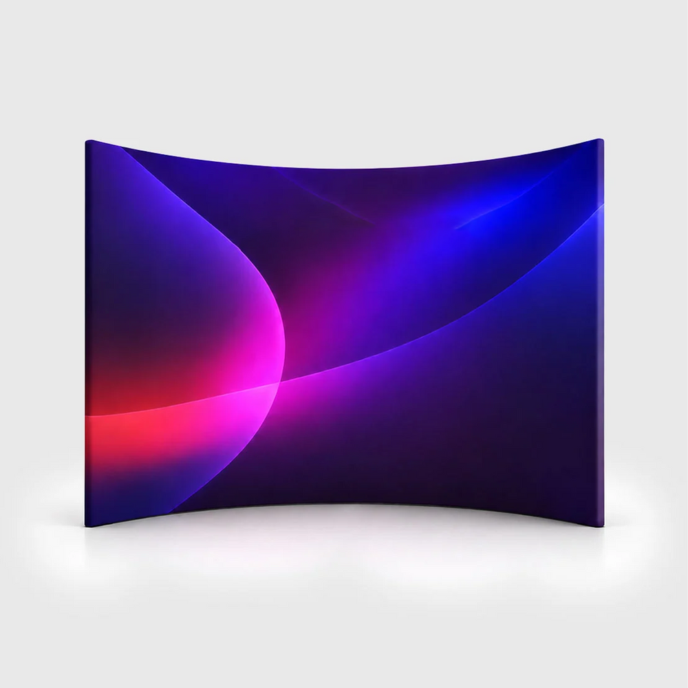 180° Curved Fabric Exhibition Booth Wall