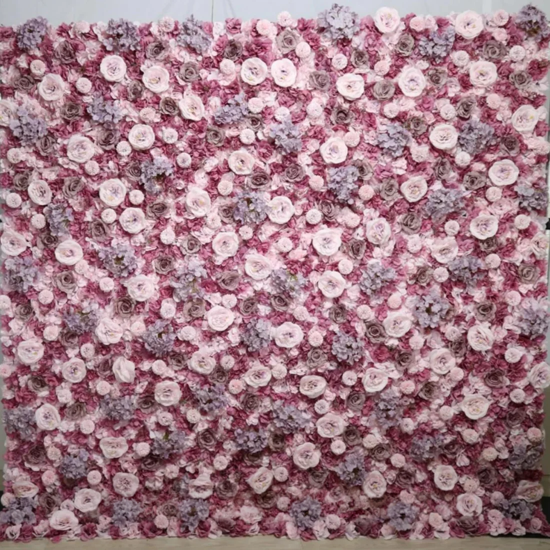 Artificial Floral Event Wall Backdrop – Style 58