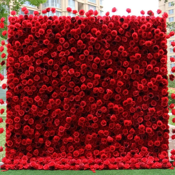 Mur de fleurs artificielles pour événement – Style 42