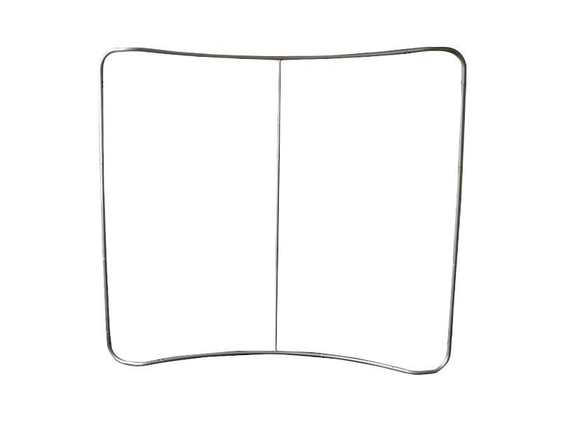 Church Welcome Back It's Great To See You Curved Tension Fabric Media Wall Backdrop