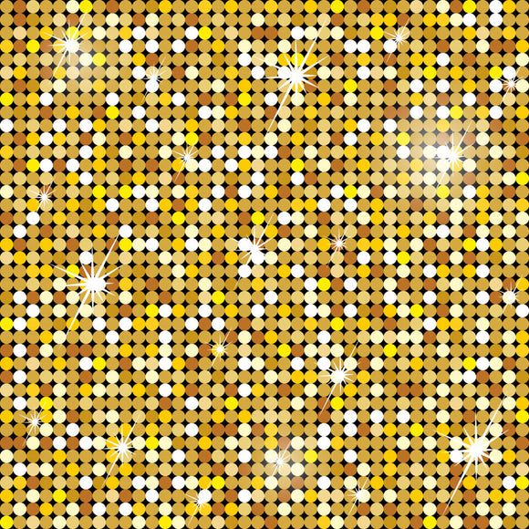 Golden Seamless Pattern Background