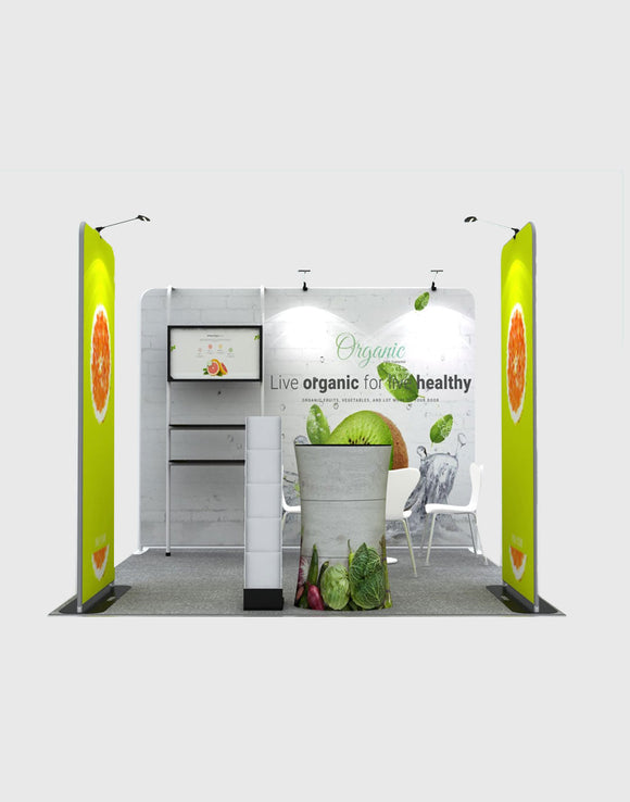 Premium Exhibit Kit for 10ft Wide Booths