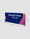 10' Width x 3' Height Straight Tension Fabric Backdrop Media Wall