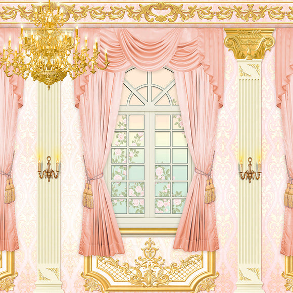 Palace Window Valance Backdrop