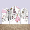 Paris City Themed Party Backdrop Media Sets for Birthday / Events/ Weddings