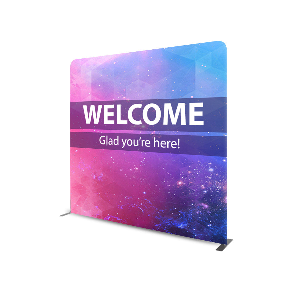 Church Welcome Banners Straight Tension Media Wall