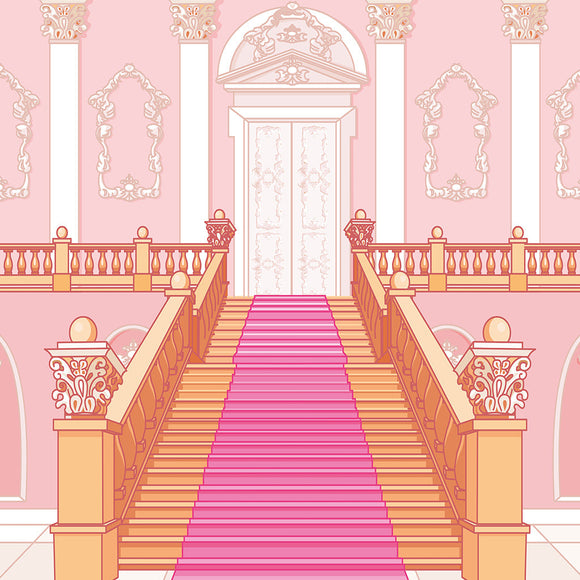 Princess Castle Stairs Background