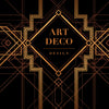 The Great Gatsby Deco Style Vector Background