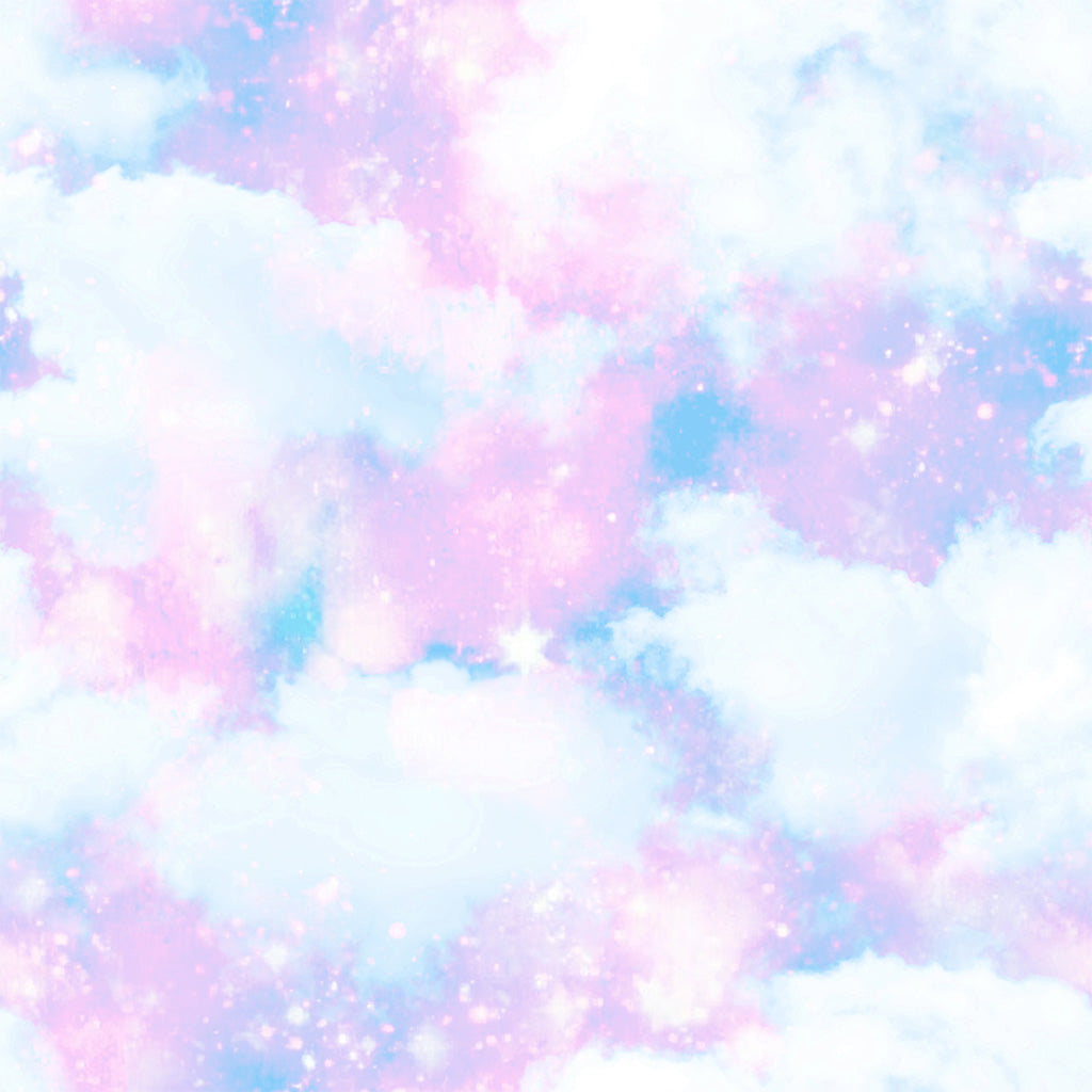 Unicorn Cloud Sky Galaxy Print Seamless Background