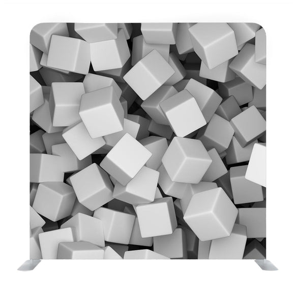 3D Cube Textured Media Wall