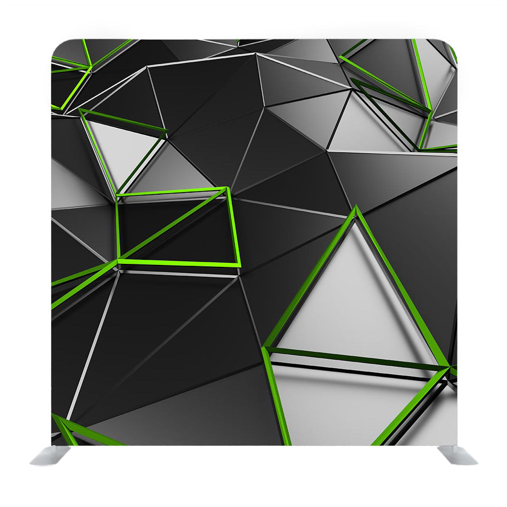 3D Triangle Media Wall