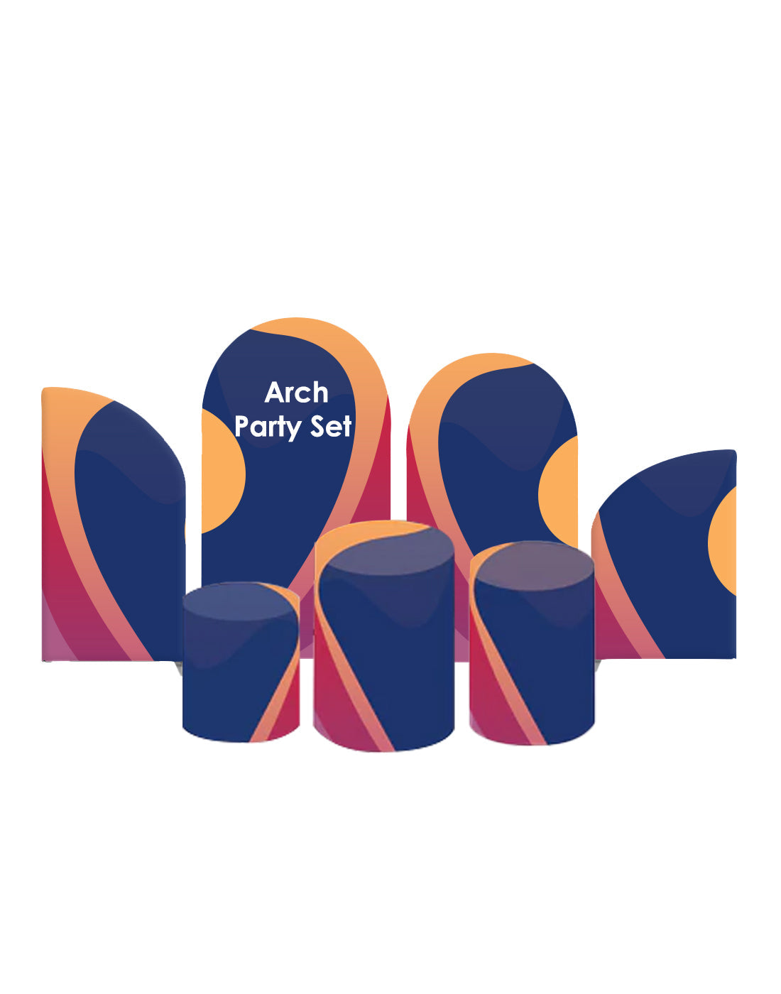 Arch Party Sets - 4 walls with base