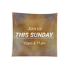 Church Welcome Join This Sunday 10 AM &amp; 11AM Polyester Banner