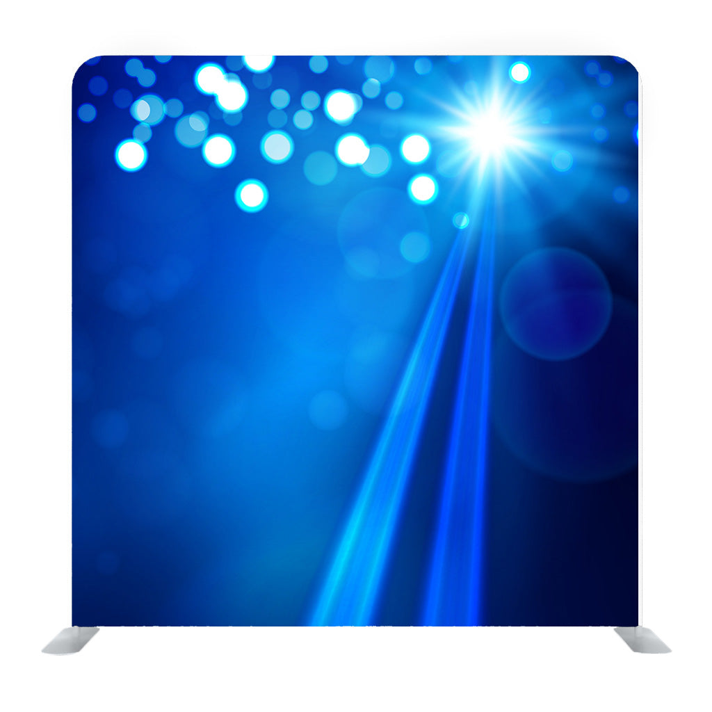 Abstract Blue Background With Spotlights Media Wall