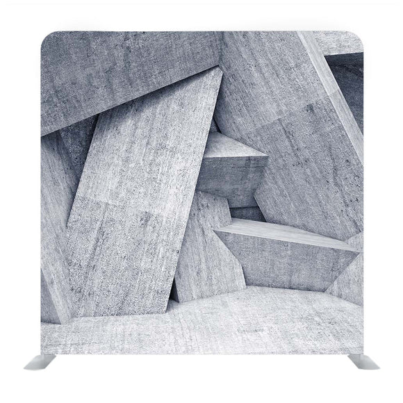 Abstract Concrete 3d Interior Media Wall