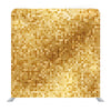 Abstract square golden pixel background in flat colors backdrop