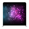 Abstract Purple Glowing Bokeh Isolated on Black Media Wall