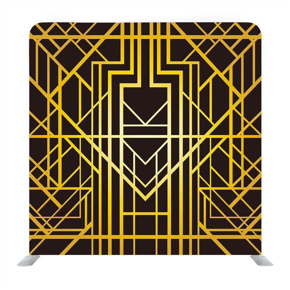 Art Deco Geometric Pattern Media Wall