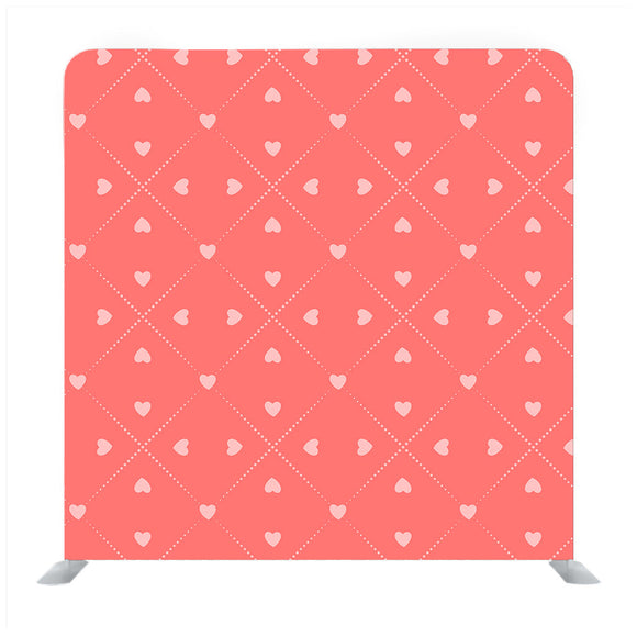 Beautiful  vector pattern with Pink hearts symbols Backdrop